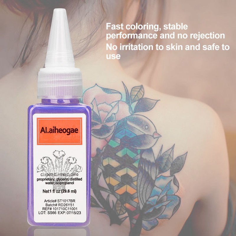 29.6ml Import Pure Tattoo Inks Microblading Long Lasting Tattoo Pigment