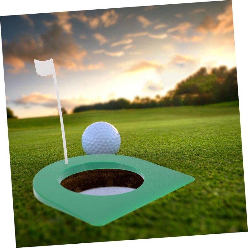 WOONEKY Refine Your Game 3pcs Golf Putting Cup Flag Set