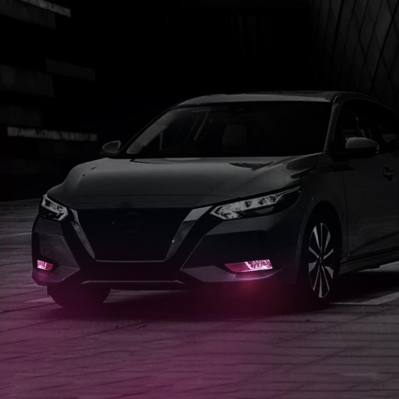 TOMALL Fog Light Vinyl Smoke Tint Films Compatible with Nissan