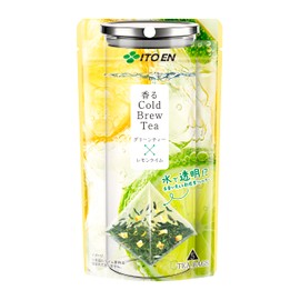 Itoen Scented Cold Brew Tea Green Tea x Lemon Lime, 0.07 oz (2 g) x 5 Tea Bags