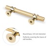 Haliwu 10 Pack Gold Cabinet Handles, Brushed Brass Pulls Kitchen