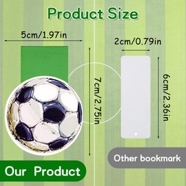 Svalor Lesezeichen Magnetisch,6 Stück Magnetische Lesezeichen Kinder – Magnetlesezeichen Fussball Geschenke Jungen Mädchen Mitbringsel,für Lehrer, Buchliebhaber, Fussballfans,Abschiedsgeschenk Schüler
