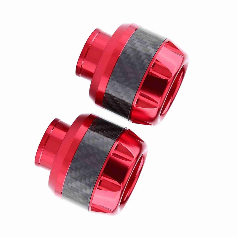 1 Pair of Carbon Fiber Motorcycle Front Fork Frame Sliders