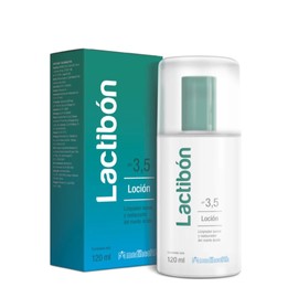 Lactibón Limpiador Facial y Corporal | Loción Dermolimpiador Suave | Restaudaror del pH Natural | Ideal para Piel Seca, Sensible o con Acné | Ácido Láctico USP 1,1% | Frasco con 120ml