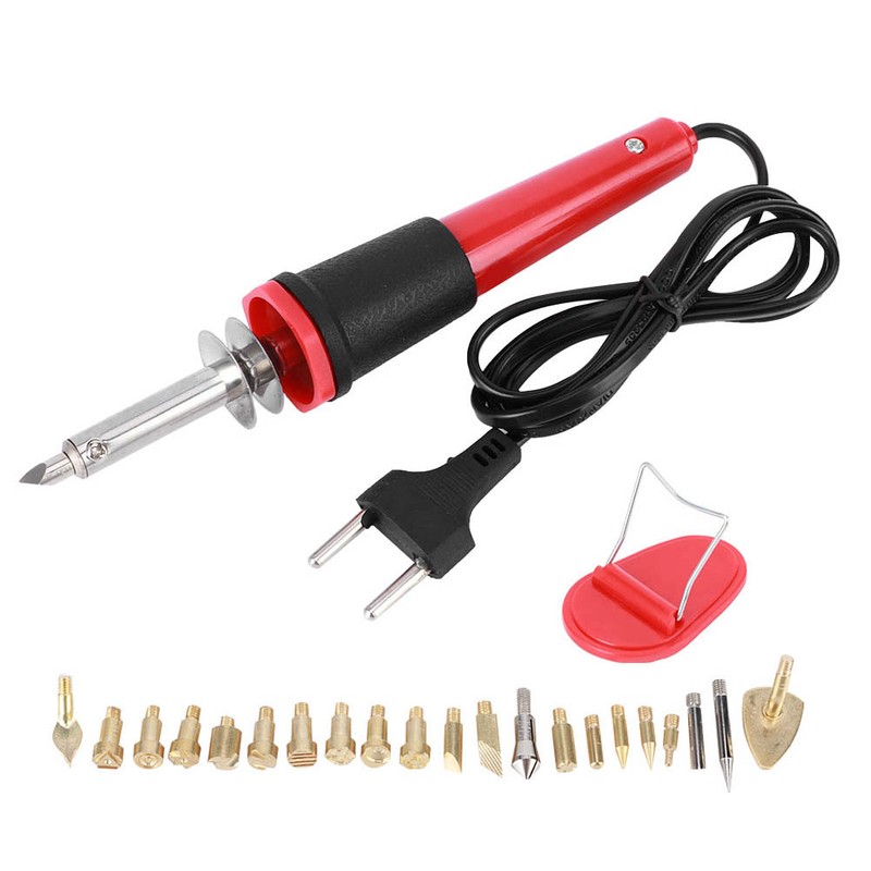 Electric Soldering Iron Set Wood Burning Pen Engraving Carving Pyrography