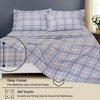 RUVANTI Flannel Sheets King Size 6 Pcs - 100% Cotton