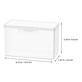 HOLIDYOYO Blank Playing Card Case Pack of 3 Transparent Card Deck Box Plastic Playing Card Storage Box Holder for Bank Cards Business Cards Playing Cards