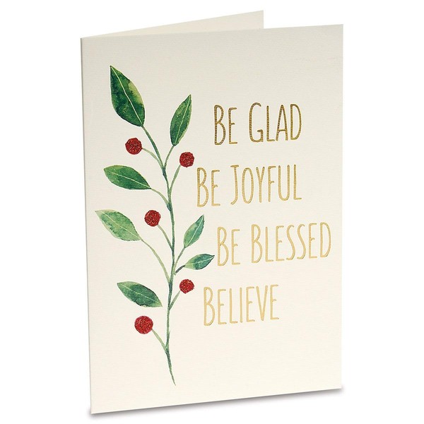 Current Be Glad Deluxe Foil Christmas Cards - Set of