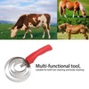 Stainless Steel Curry Comb,Reversible Metal Horse Curry Comb Horse Curry