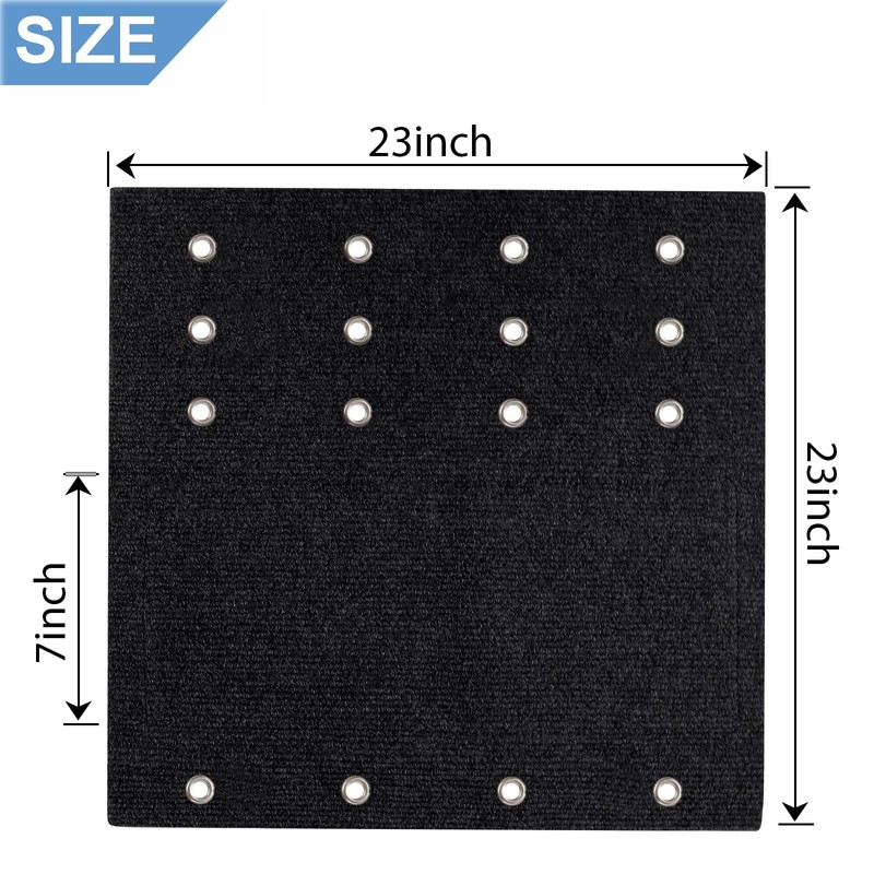 OKBA RV Step Covers,23" Wide Camper Step Cover for 8-11"