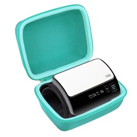co2CREA Hard Case Replacement for OMRON Evolv Bluetooth Wireless Upper Arm Blood Pressure Monitor BP7000 HEM-7600T-BK (Mint Green Case)
