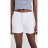 7 For All Mankind Women's Broken Twill Mid Rolll Shorts,