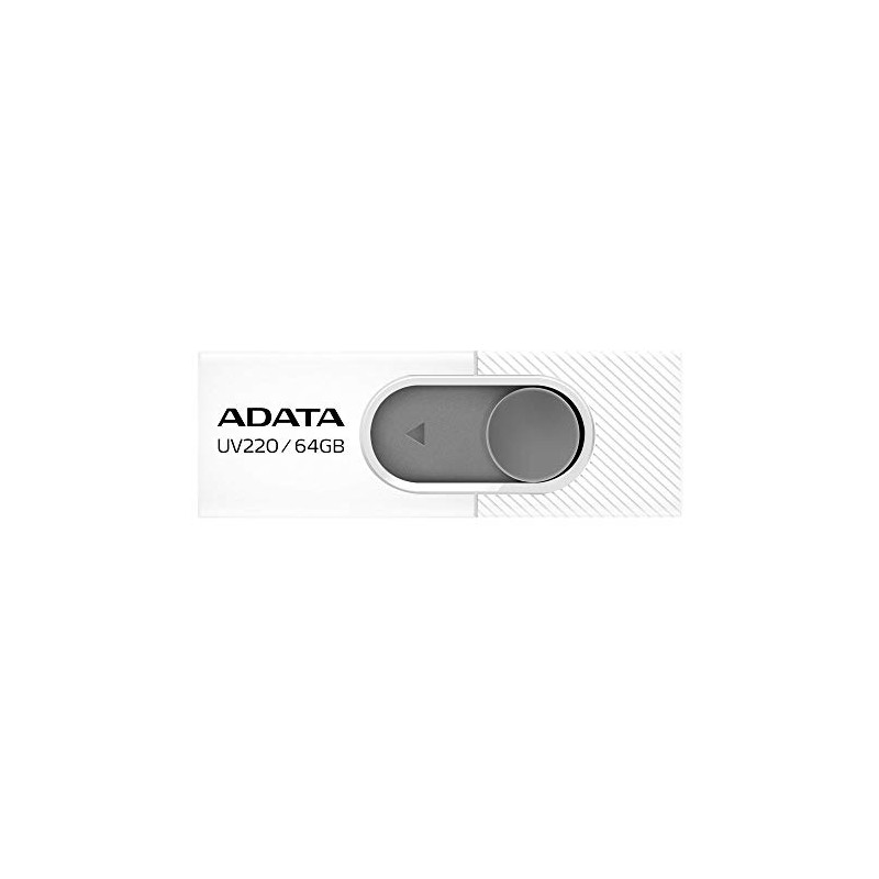 ADATA 64 GB Memoria Flash USB 2.0 Deslizable Color Blanco