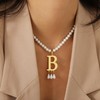 Leaocean Anne Boleyn B necklace Anne Boleyn replica necklace B