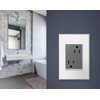 Legrand Adorne 15A Plus-Size Tamper-Resistant Outlet with Matching Wall Plate,