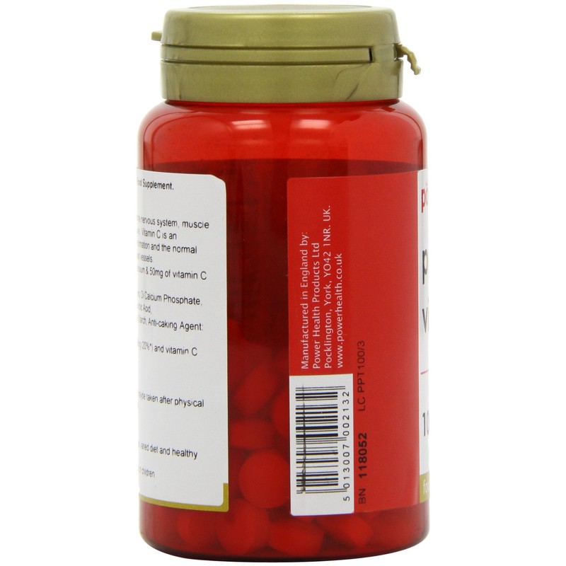 Power Health 200mg Potassium Plus 50mg Vitamin C Tablets -