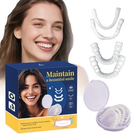 2 Pairs, Adjustable for Men and Women, Regain Confidence Smile, Nature and Comfortable-X002