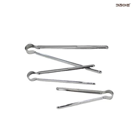 Kitchen Art [Hanaro] Kitchen Art Gold, 3 types of stainless steel alligator tongs (large + medium + small) kitchen tongs, multi-purpose tongs / 키친아트 [하나로] 키친아트 금상첨화 스텐레스 악어집게 3종(대+중+소) 주방집게 다용도집게