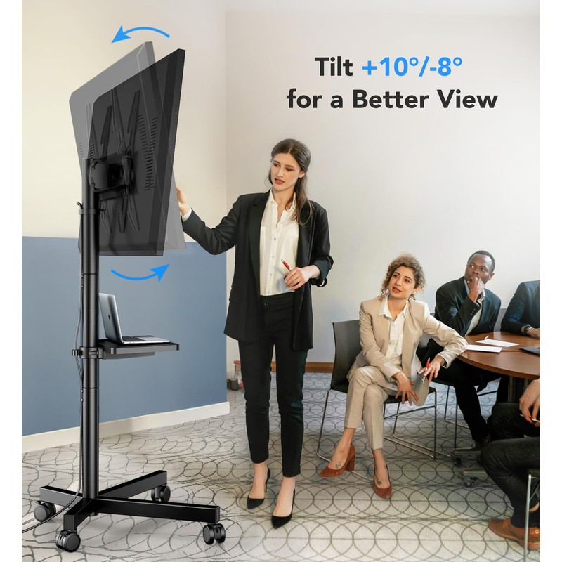 AX WABER Mobile TV Stand for 23-60 Inch LCD LED