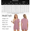 SWOMOG Pajama Sets for Women 2 Piece Pjs Button Down