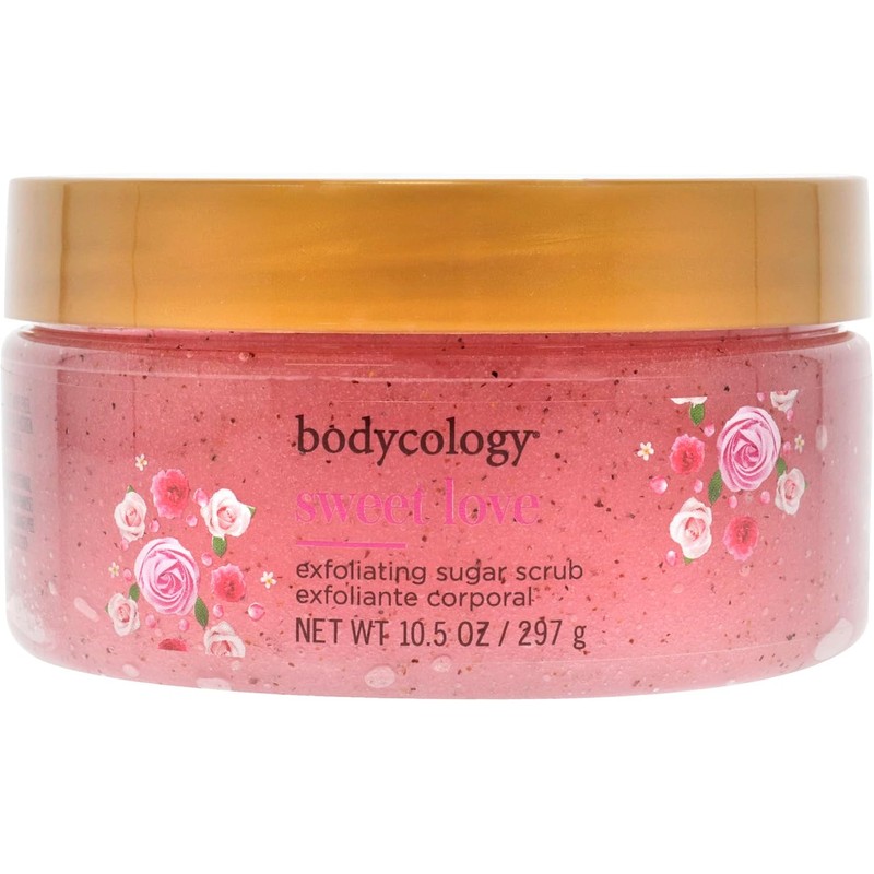 Bodycology Exfoliante Corporal de Azúcar, Cherry Blossom, 297 gr