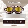 Yecream Vintage Motorcycle Helmet Goggles Retro Pilot Style Aviator Goggles