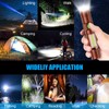 Hoxida Flashlight USB Rechargeable, Magnetic LED Flashlight, Super Bright LED