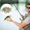 100PCS 20mm PE Anti Tangles Line Aim Hook Sleeve Light
