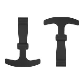 M METERXITY 2-Pack Replacement Lid Latches, Hard Durable Rubber Cooler T-Latches Replacement for RTIC for Igloo and More Related Lid Latch Parts [Black]