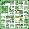 Estune 30 Pcs St. Patrick's Day Iron on Heat Transfers