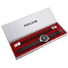 Police Horizon 13816JS/02 Gift Box Set With Gents Black Leather