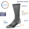 FUN TOES Boot Socks for Men, 3 Pairs Durable Thermal