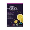 Four O'Clock Organic Fairtrade Herbal Tea Lemon Ginger, Non-GMO, Kosher,