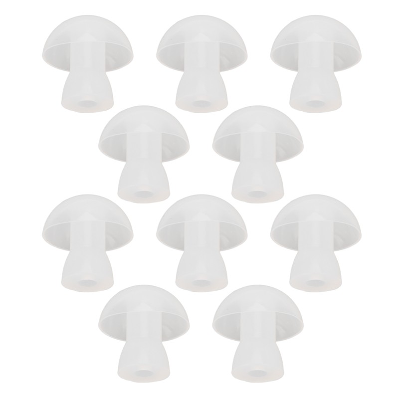 30pcs Hearing Amplifiers Eartips Soft Silicone White Accessories Replacement Earbud