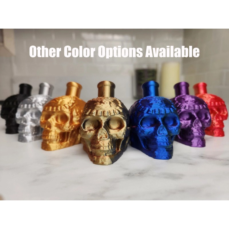 Aztec Mayan Death Whistle Skull Silk Magic Gold Premium 3D-Printed