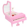 Pink Piano Music Box Small Ballerina Girl Dancing Emulational Pianoforte