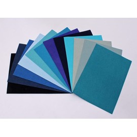Ultrasuede® ST 6 Piece Variety Pack - Assorted 5"x 7" Precuts - Blue Aqua Blues