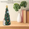 Christmas Tree Statue Durable Fadeless Resin Christmas Tree Figurine Exquisite