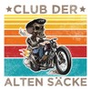 Spreadshirt Club Der Alten Säcke Motorcycle Sticker 10 x 10