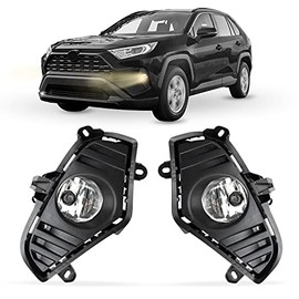 DLAA Fog Lights For Toyota RAV4 2019 2020 Front Fog Lamps Car Styling Spot Light With Switch - 1 Pair