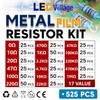 Ledvillage 17 Values Resistor Kit Assortment 0 Ohm-1M Ohm ±1%