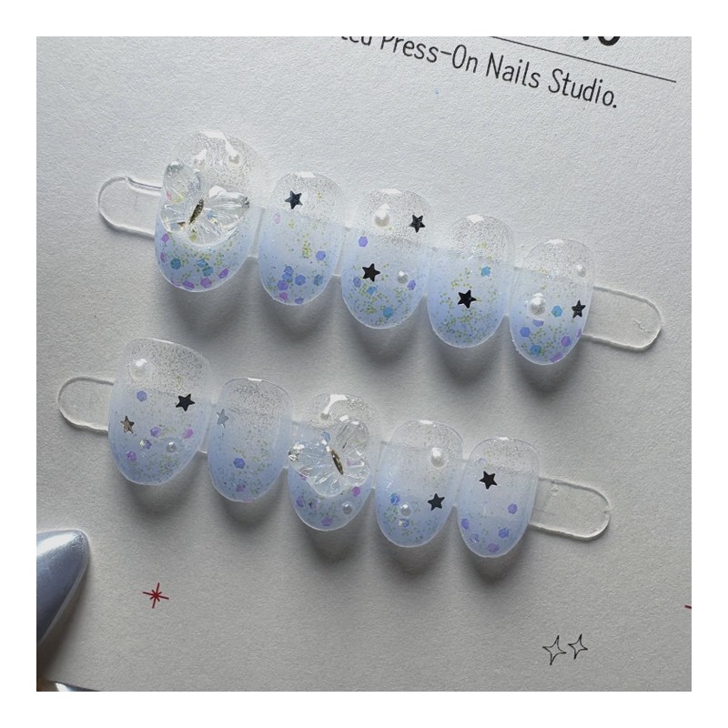 [Ar] That summer handmade nail tip drawing nail art specialist