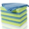Zwipes 735 Microfiber Towel Cleaning Cloths, 12 Pack