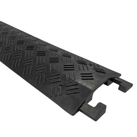 EZ Runner PVC Small Drop Over Cable Ramp - Black