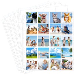 Aemygo 50 Pack Protective Photo Slide Pages Holds 20 35mm Slides, Top Loading Page Sleeves for 3 Ring Binder, Slide Flips Organizer Sheet Holds 1000, Clear Archival Slide Storage Album Preservers