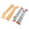 3Pairs Zipper Compression Socks Breathable Open Toe Over The Calf