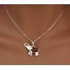 Sterling Silver & Natural Baltic Honey Amber ELEPHANT Pendant &