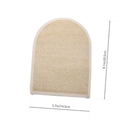 Ipetboom 2PCS Loofah Bath Gloves Exfoliating Scrubbers for Deep Cleaning Lightweight Bath Towels for Body Care for and Travel Use