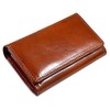 bn2025br, Italian Leather, Genuine Leather, Card Case, Coin Pocket, Wallet,
