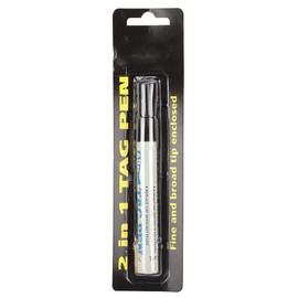 Livestock Ear Tag Marking Pen with Spare Head, Black Ink, Non-Fading for Pig Sheep Cattle Identification